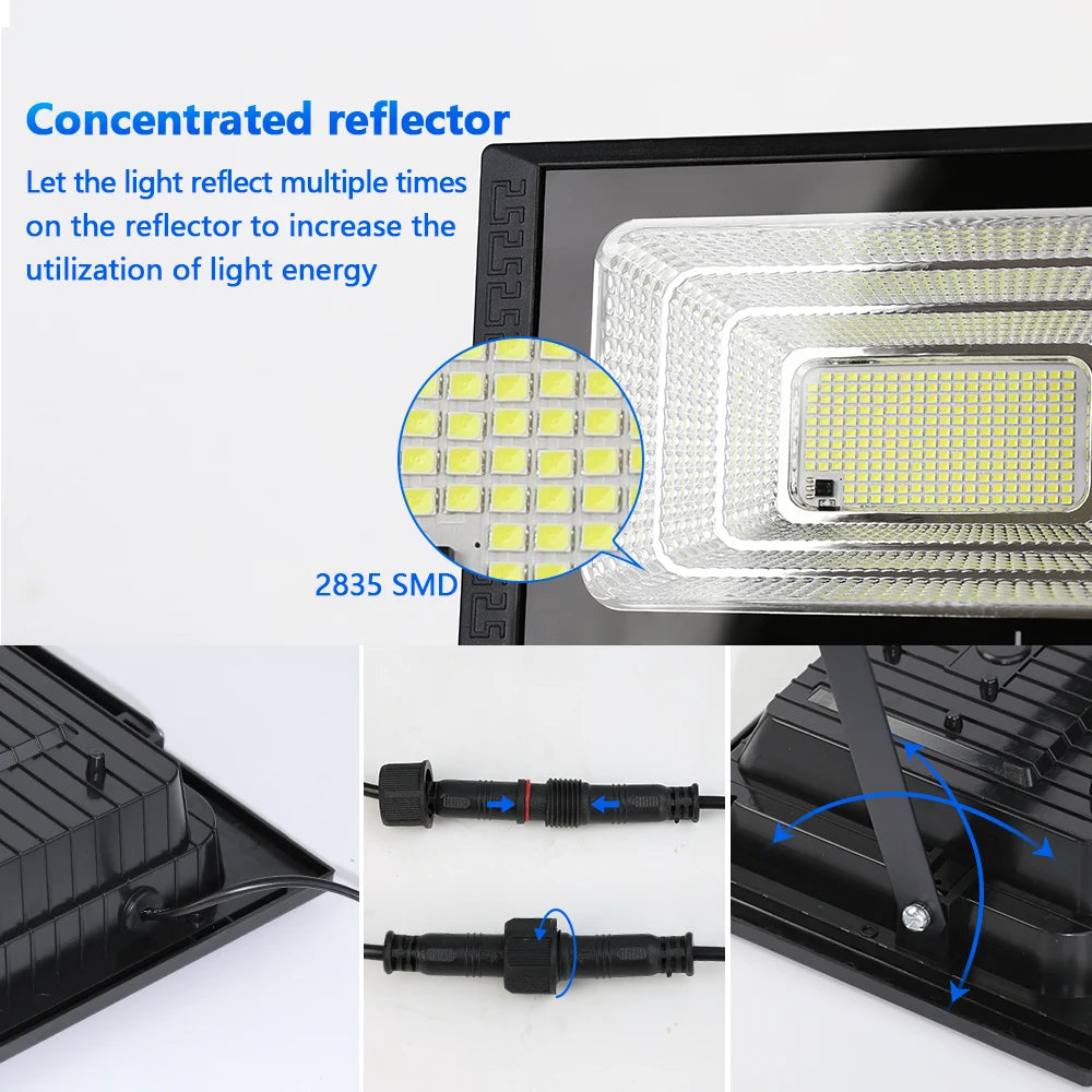 Outdoor Solar LED Floodlight Garden Lamp