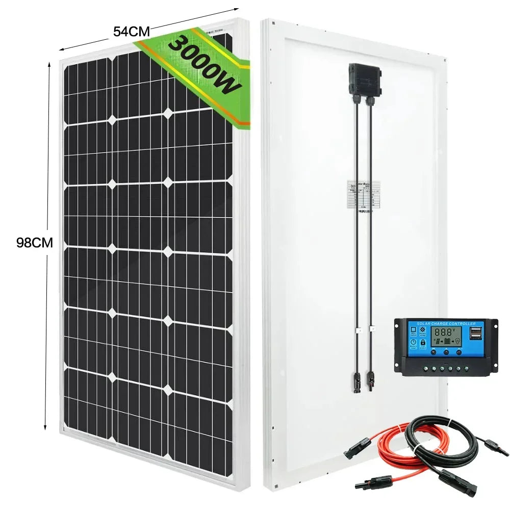 3000W-1000W High Efficiency Rigid Solar Panel