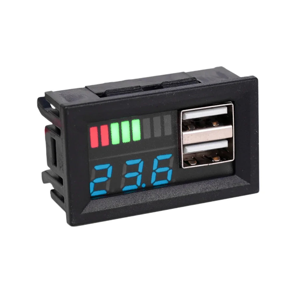 Digital DC Voltmeter Ammeter LED Display