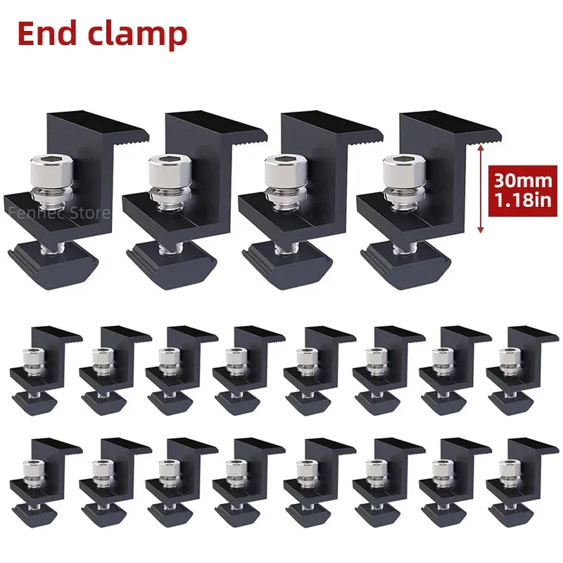 Solar Panel Adjustable Mounting Clamp Bracket