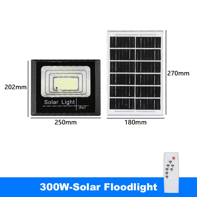 Outdoor Solar LED Floodlight Garden Lamp