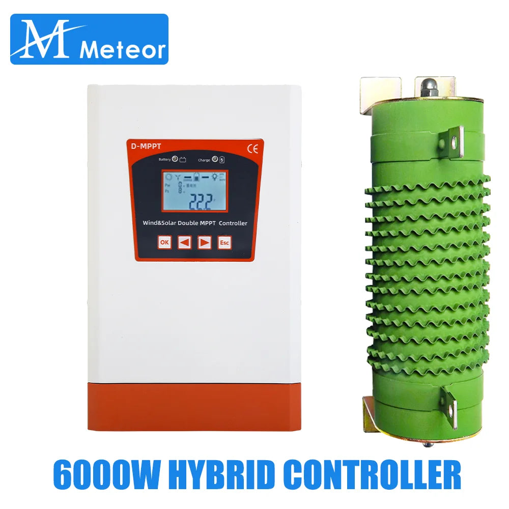 6000W Double MPPT Hybrid Wind Controller