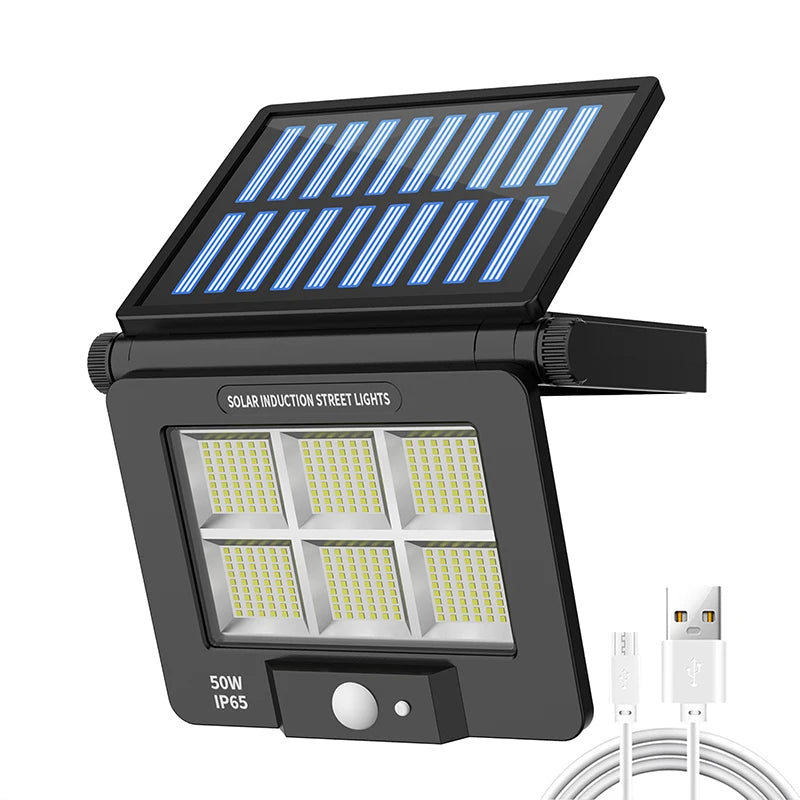 Foldable USB Rechargeable LED Solar Wall Lamp