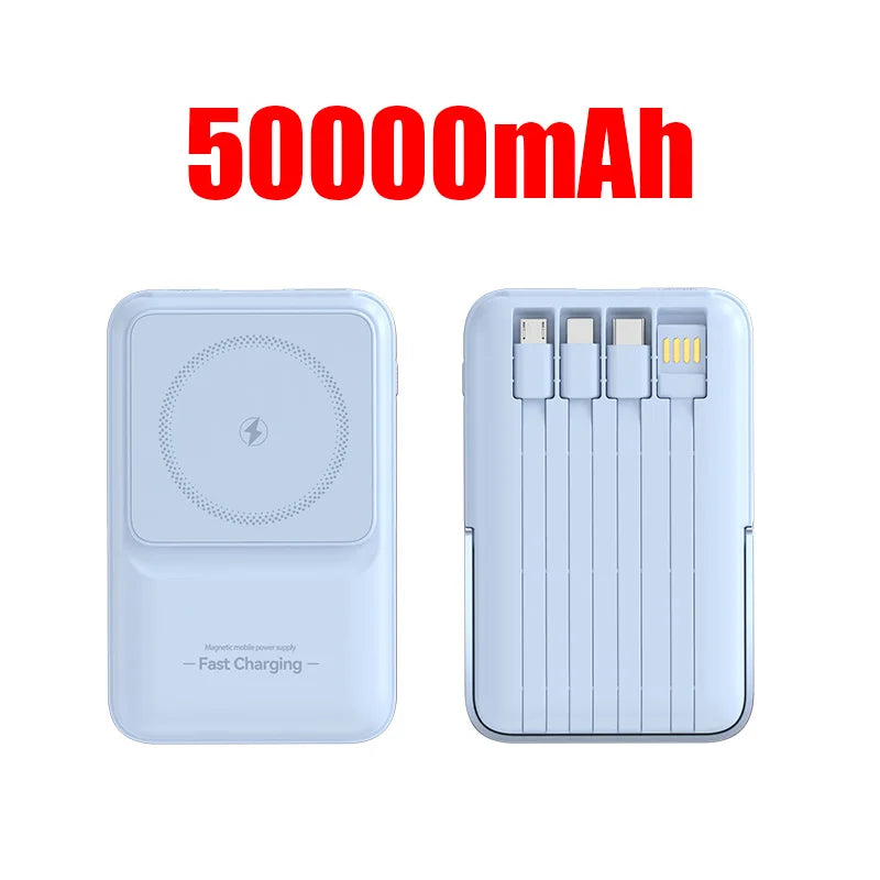 Magnetic Wireless 50000mAh Portable Power Bank