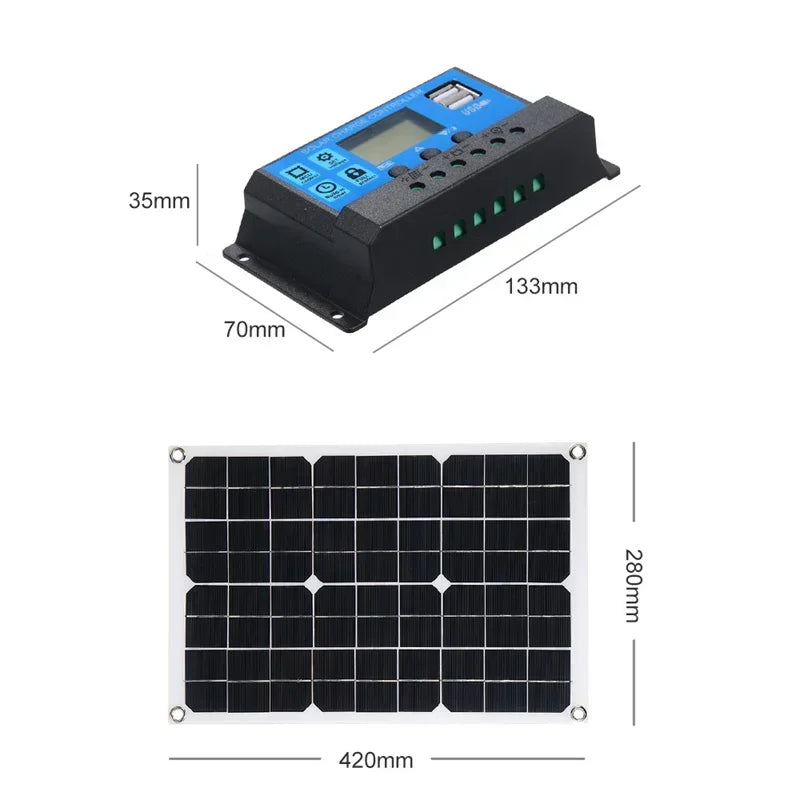 6000W Solar Inverter System DC 12V AC 110V–220V