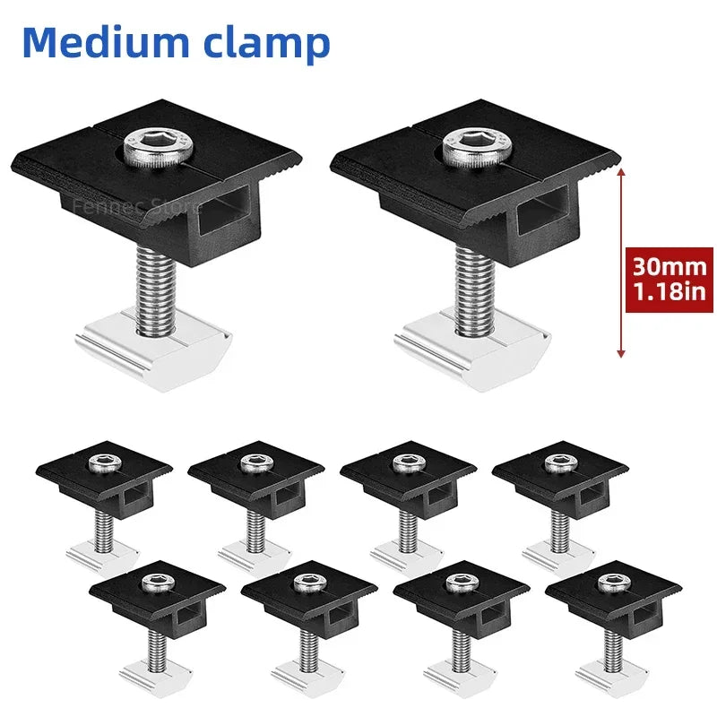 Solar Panel Adjustable Mounting Clamp Bracket