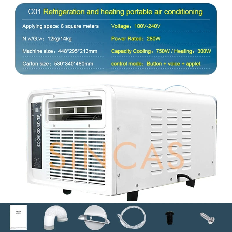 Portable Air Conditioner Heating and Cooling Unit