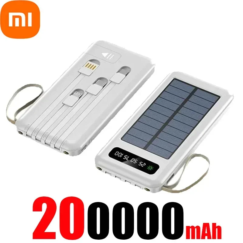 Xiaomi 200000mAh Large Capacity Solar Power Bank