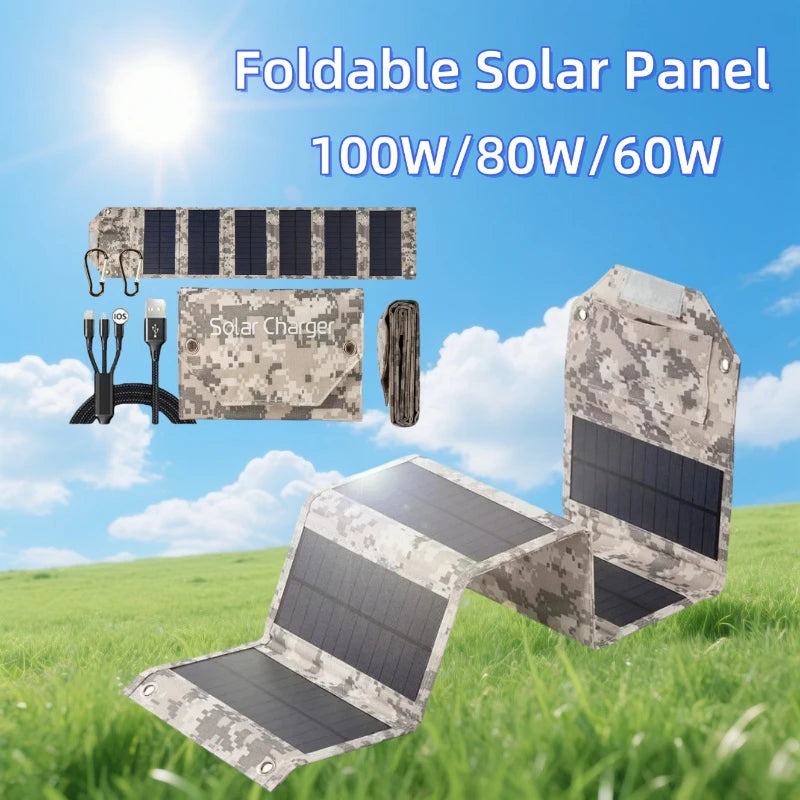 Portable Folding 5V USB Solar Charger